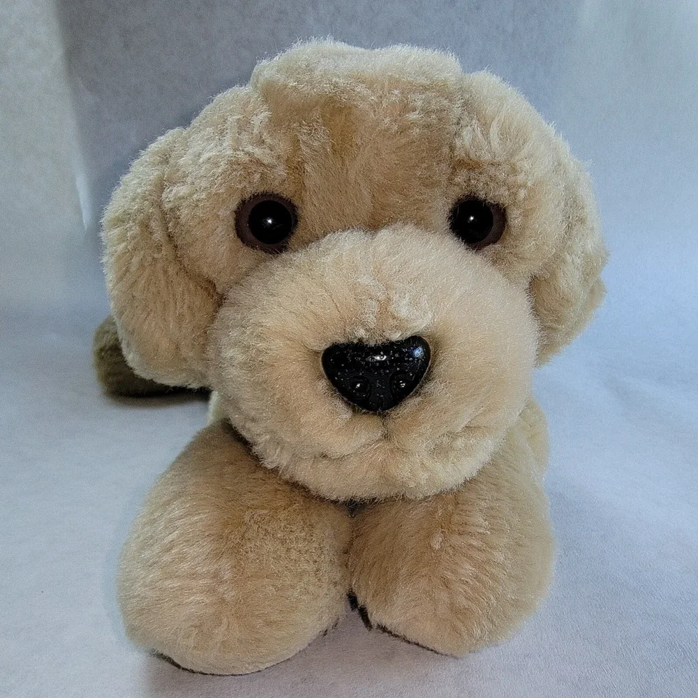 Aurora Golden Retriever Lab Puppy Plush Realistic Dog Soft Stuffed Animal - Picture 7 of 16